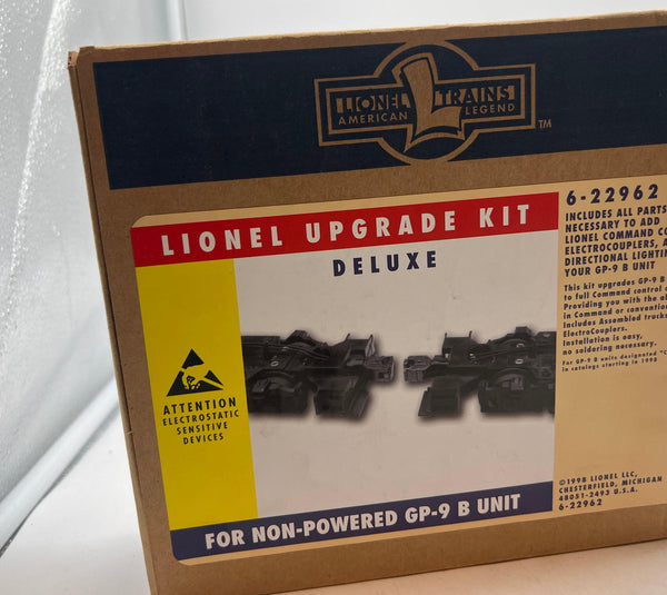 Lionel 6-22962 Deluxe GP-9 B-Unit Upgrade Kit with black trucks