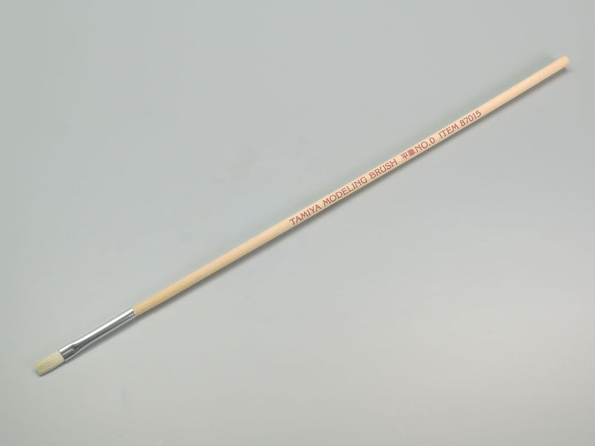 Tamiya Flat Brush No.0 - 87015 — exact product view