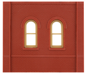 DPM Modular Building System(TM) -- Dock Level Wall Sections w/Arched Windows - Kit (30103) product view 3