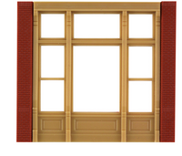 DPM Modular Building System(TM) -- Street Level Wall Sections w/Victorian Window - Kit (30142) product view 3