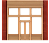 DPM Modular Building System(TM) -- Street Level Wall Sections w/20th Century Entry - Kit (30161) product view 3