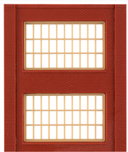 DPM Modular Building System(TM) -- Two-Story Wall Sections w/2 Steel Sash Windows - Kit (30174) product view 3