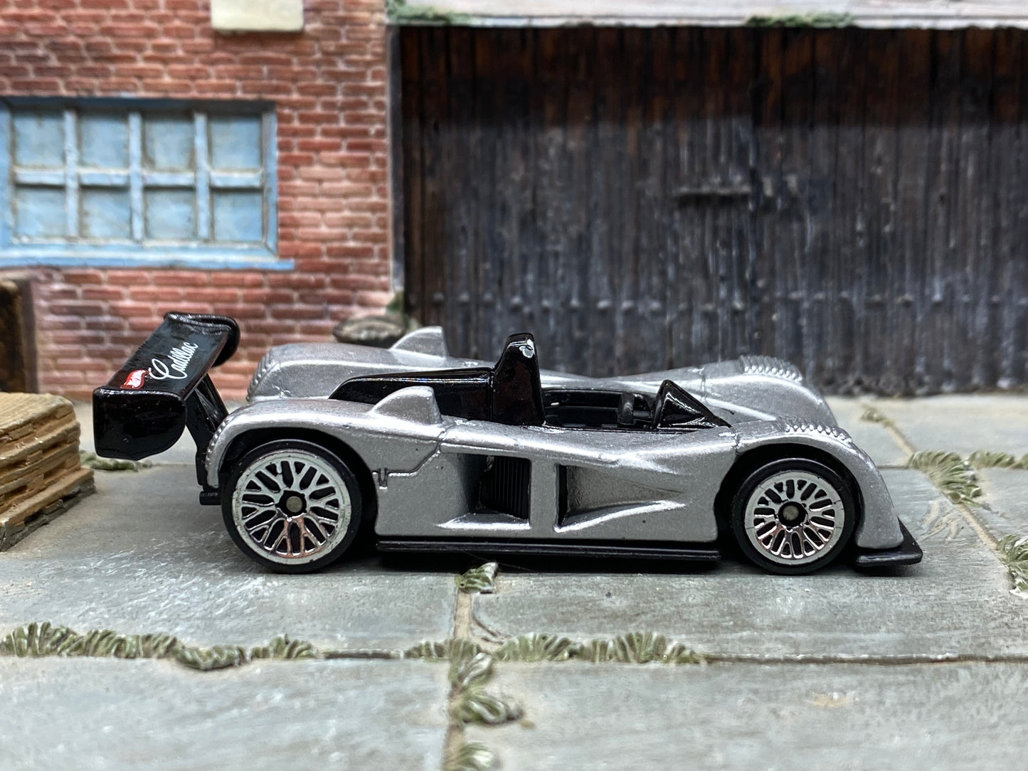 Loose Hot Wheels - Cadilac LMP Race Car - Silver and Black
