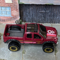 Loose Hot Wheels - 2010 Toyota Tundra Off Road 4x4 - Dark Red 2020 Tokyo Olympics