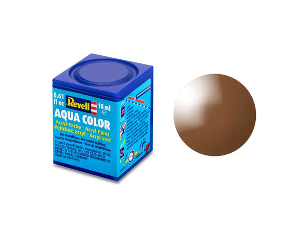 Revell Aqua Mud Brown Gloss 18ml Bottle Acrylic Paint - 36180 — exact product reference