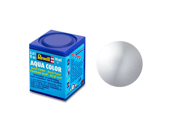 Revell Aqua Aluminium Metallic 18ml Bottle Acrylic Paint - 36199 — exact product reference