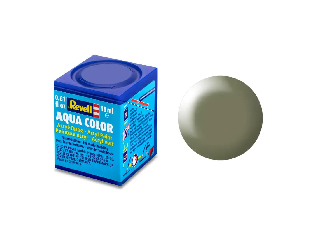 Revell Aqua Greyish Green Silk 18ml Bottle Acrylic Paint - 36362 — exact product reference