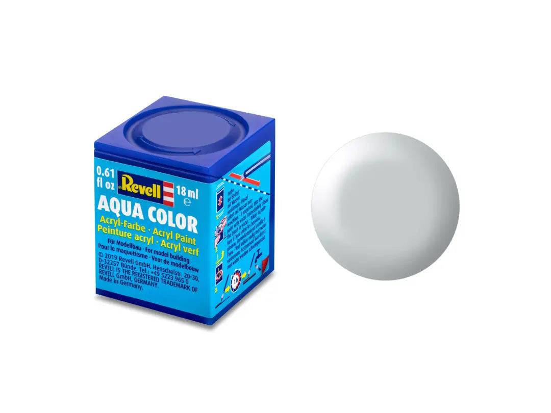 Revell Aqua Light Grey Silk 18ml Bottle Acrylic Paint - 36371 — exact product reference