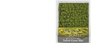 Bachmann Light Green Tufted Grass Mat 11.75 × 7.5 Inches - package view