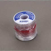 Miniatronics 48-125-01 red 22-gauge wire, 100 feet, labeled spool view.