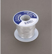 Miniatronics 48-567-50 white 16-gauge wire, 50 feet, labeled spool view.