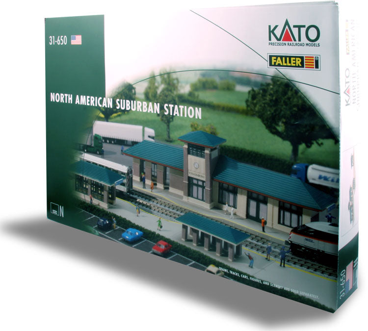 Kato 31-650 N Scale North American Suburban Station Kit– product image