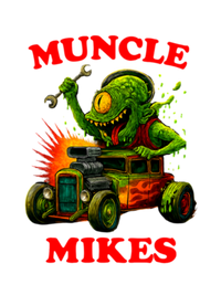 Muncle Mikes Hot Rod and Rat Rod Shirt Mayhem! Monster Rods! (025) artwork close-up