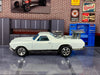 Loose Hot Wheels - 1968 Chevy El Camino - Pearl White - Big Motor, Big Wing Car