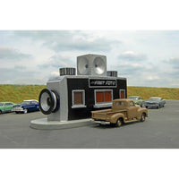 Bachmann HO Scale Fast Foto Drive-Through - layout scene