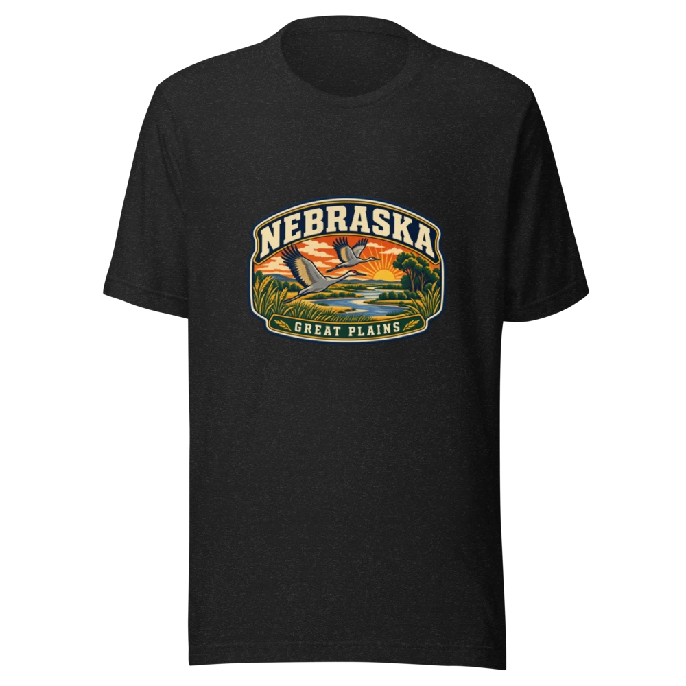 Nebraska State Heritage Premium T-Shirt product mockup