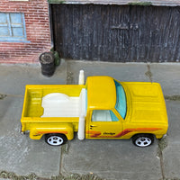Loose Hot Wheels - 1978 Dodge Lil' Red Express - Yellow and Red