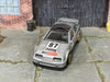 Custom Hot Wheels - 1987 Ford Sierra Cosworth - Silver and Black 87 - Gold Mag Wheels - Rubber Tires