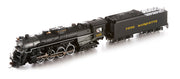 Bachmann HO Scale Pere Marquette 1225 Berkshire DCC Sound Locomotive - product and package