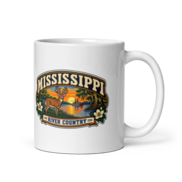 Mississippi Heritage Badge Coffee Mug – 11 oz product mockup