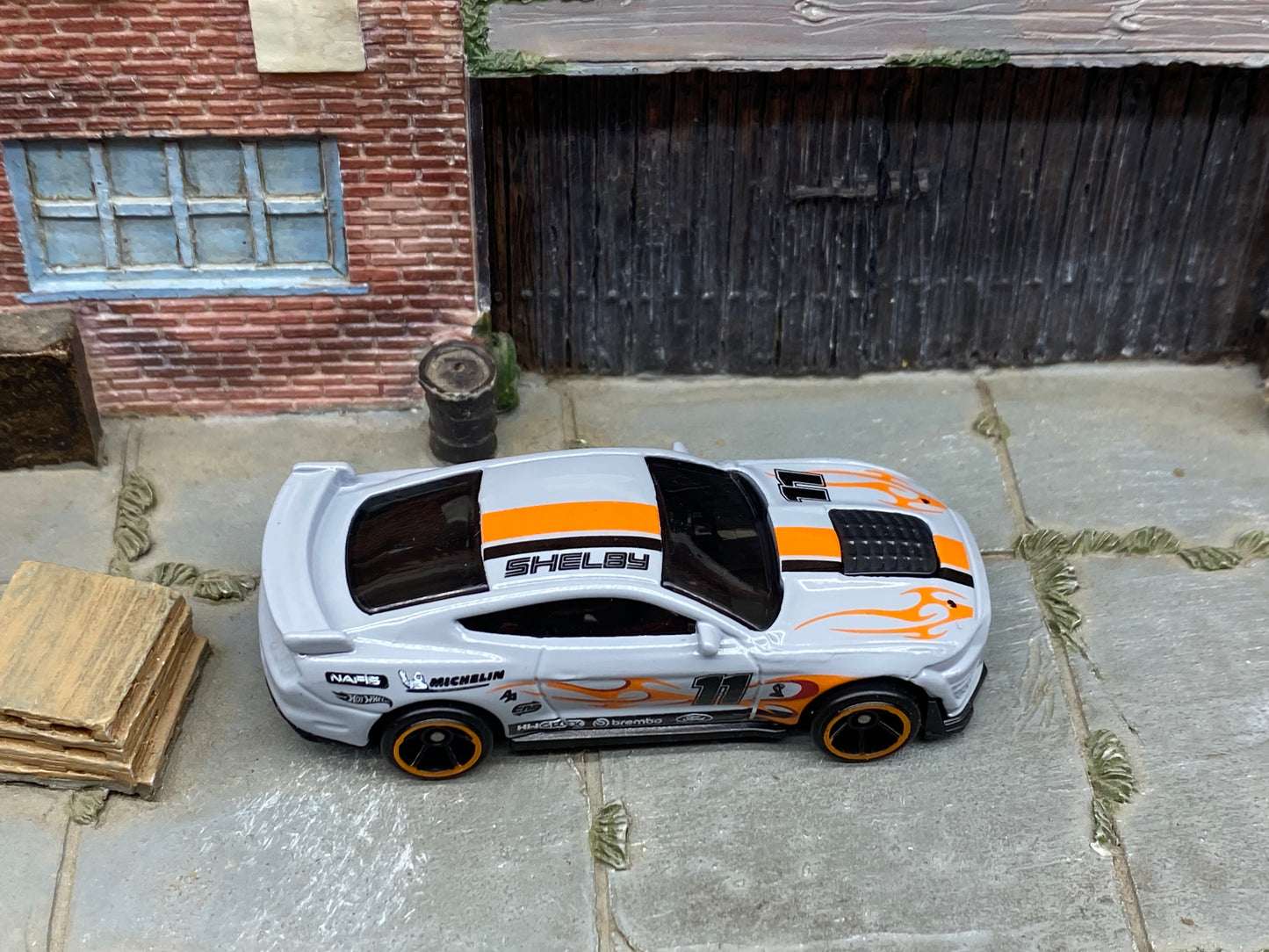 Loose Hot Wheels - 2020 Ford Mustang Shelby GT500 - Gray Black and Orange