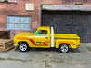 Loose Hot Wheels - 1978 Dodge Lil' Red Express - Yellow and Red