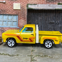 Loose Hot Wheels - 1978 Dodge Lil' Red Express - Yellow and Red