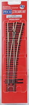 PECO SL-8351 HO Code 83 #5 Right-Hand Insulfrog Turnout, exact labeled retail package.