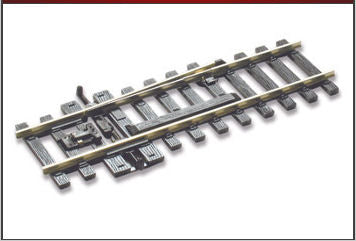 PECO SL-185 OO/HO Code 75 Left-Hand Catch Turnout, detail of the left-hand catch point.