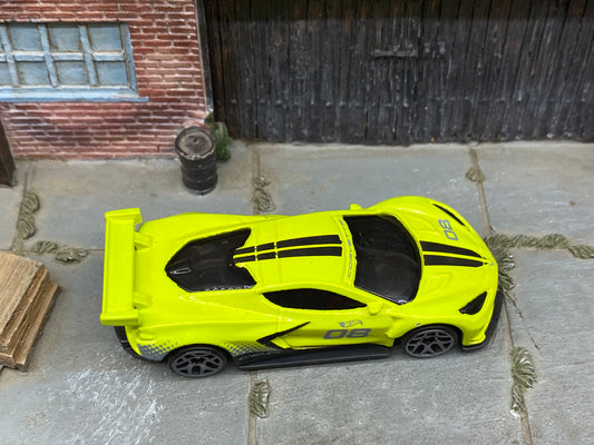 Loose Hot Wheels - Chevy Corvette C8-R Race Car - Green