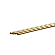 K&S 3925 Round Brass Tube: 7mm OD x 0.45mm Wall x 1 Meter Long (4 Pieces)– product image 1
