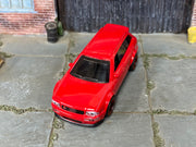 Custom Hot Wheels - 1994 Audi Avant RS2 - Red - Red Mag Wheels - Rubber Tires
