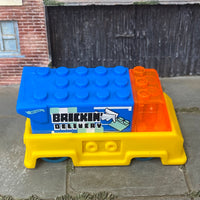 Loose Hot Wheels - Brickin Delivery - Yellow and Blue