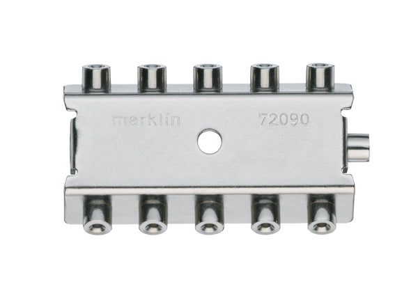 Märklin 72090 Distribution Strip with 11 Connections actual metal accessory photograph 1