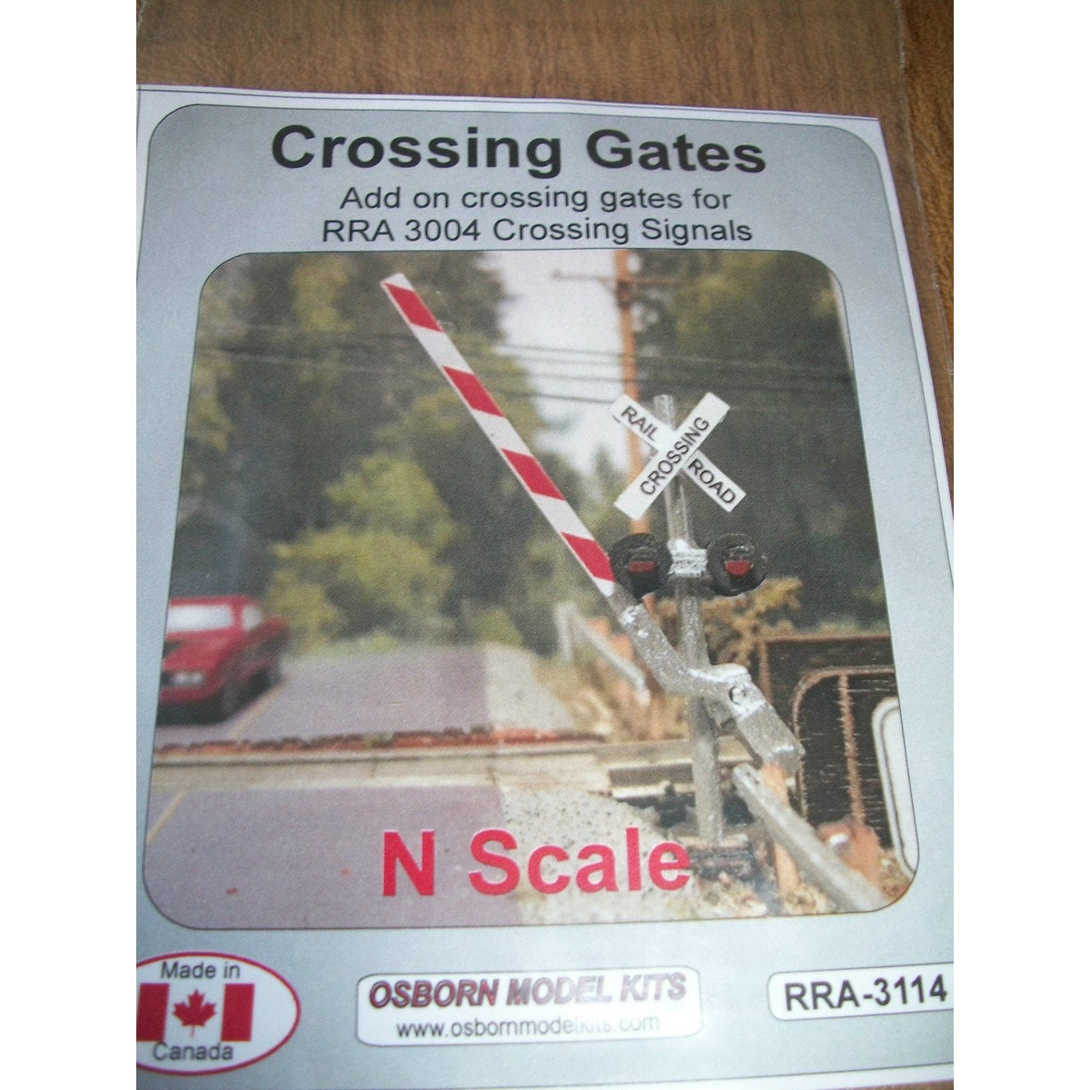 Osborn Models N Scale Crossing Gate Add On 3114 — exact product view