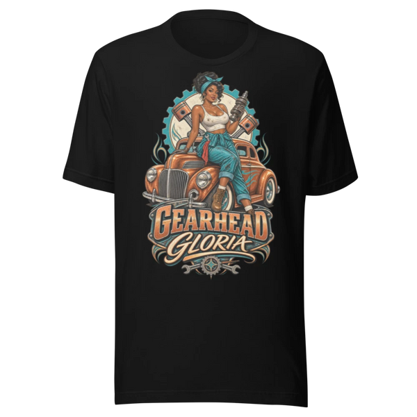 Gearhead Gloria product mockup