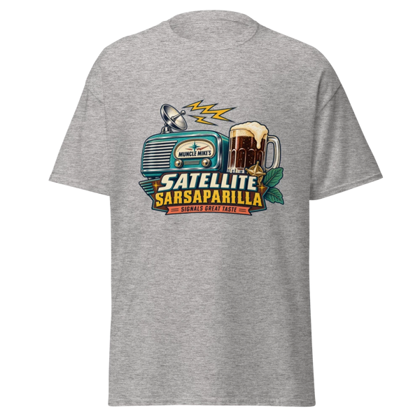 Satellite Sarsaparilla T-Shirt product mockup