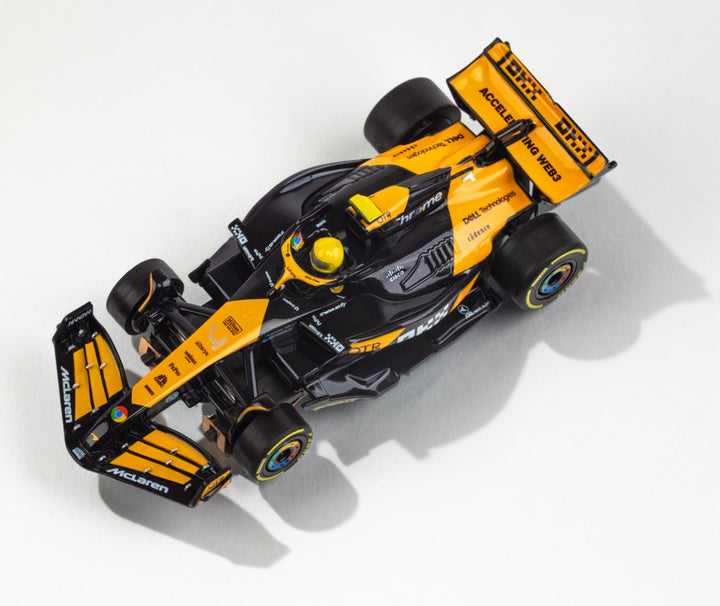 AFX McLaren F1 MCL38 #4 2024 Australia HO Slot Car — official product view 1