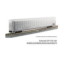 Kato N Scale Canadian Pacific Aluminum Autorack 4 Car Set 546014, 546056, 546128, 546274 — exact product reference
