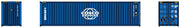 Costco Shipping- New Globe logo– 40' HIGH CUBE containers with Magnetic system, Corrugated-side. JTC # (405015) exact product view 5