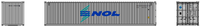 NOL Neptune Orient Lines - 40' Standard height (8'6") corrugated side steel containers. JTC # (405343) exact product view 4