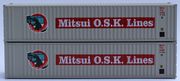 MITSUI O.S.K. LINES (MOL) - JTC # 405522 40' Standard height (8'6") corrugated PANEL side steel containers (405522) exact product view 4