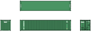 EVERGREEN (early) 40' Std. Height 2-P-44-P-2 'Square Corrugated' side containers JTC # (405554) exact product view 2