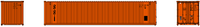 SSI 40' Standard height (8'6")  3-P-42-P-3 Panel side square corrugations containers. JTC # (405603) exact product view 5