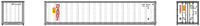 OOCL / DART 40' Standard height (8'6") Smooth-side containers. (405654) exact product view 4