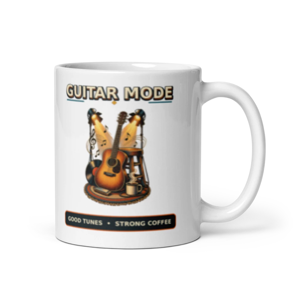 Guitar Mode / Good Tunes Strong Coffee product mockup