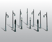 Woodland Scenics D248 Street and Traffic Lights Kit – HO Scale, 11 Pieces– product image 1
