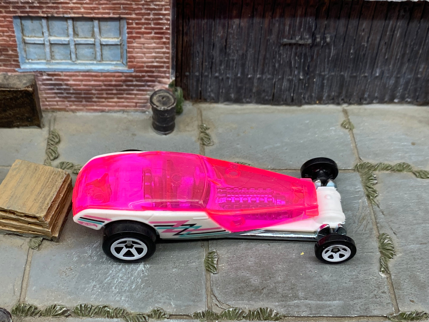 Loose Hot Wheels - Hi Roller - White and Pink