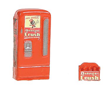 JL Innovative Design 743 Orange Crush Soda Machine and Case – HO– product image