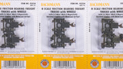 Bachmann N Friction-Bearing Freight Trucks with Wheels — 6 Pairs — manufacturer product view 4